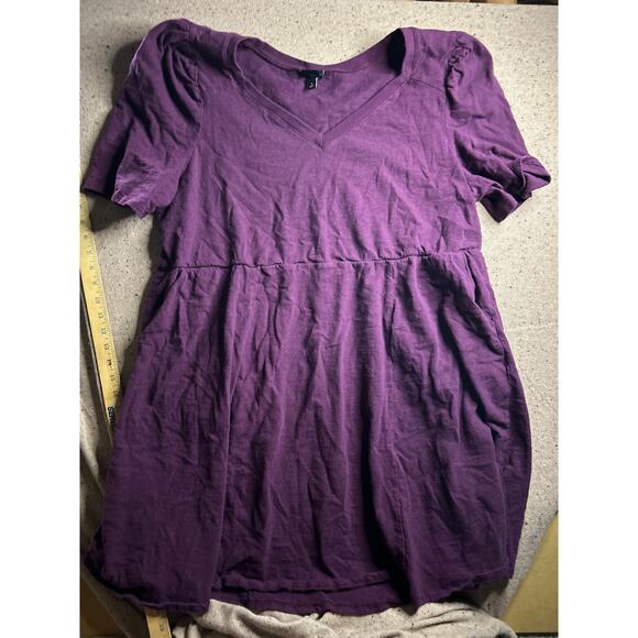 Torrid Purple Fit & Flare Knit Dress 3X | Pockets | Flattering Everyday Style - Picture 1 of 7